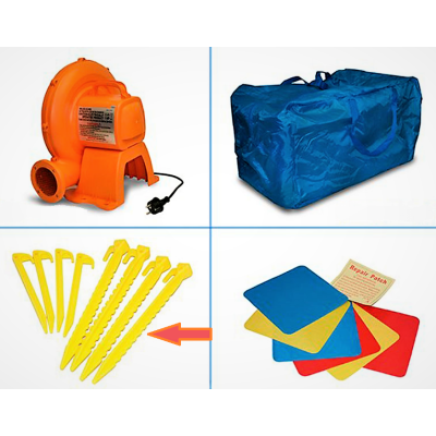 Jistící kolík pro zajištění skákacího hradu