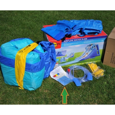 Záplata na látkové skákací hrady, látka na opravu.