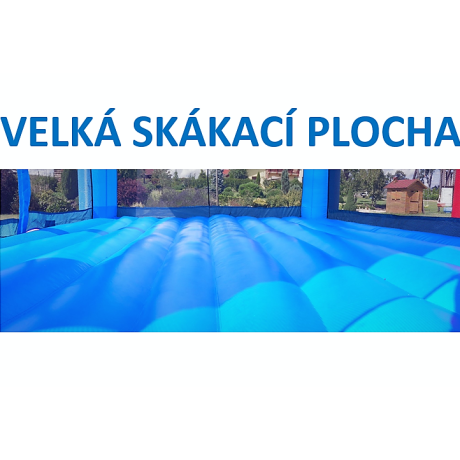 Happy Hop super skákací hrad se sluneční clonou a skluzavkou