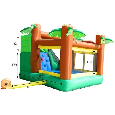 Džungle se skluzavkou happy hop 9164