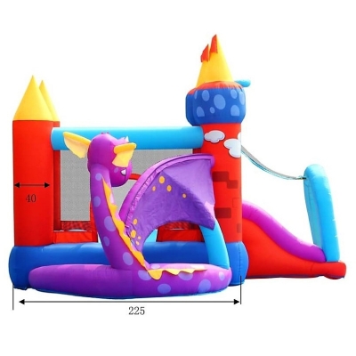 Luxusní dračí skákací hrad, Happy Hop 9022