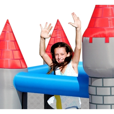 Pětiúhelníkový hrad se skluzavkou happy hop 9018N