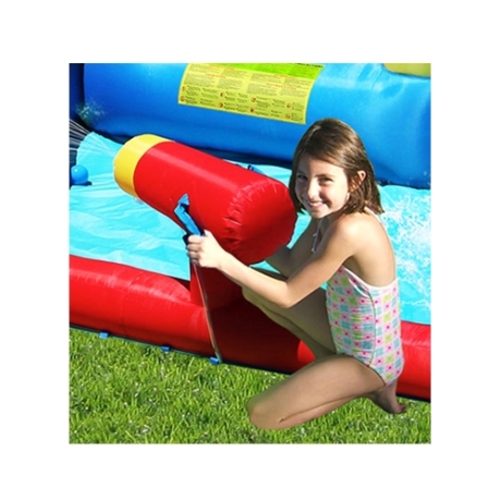 Happy Hop Funland vodní zábavný aqua s bazénem, skluzavkou a míčky, Happy Hop 9016