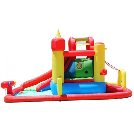 Happy Hop Funland vodní zábavný aqua s bazénem, skluzavkou a míčky, Happy Hop 9016