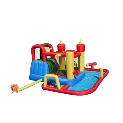 Happy Hop Funland vodní zábavný aqua s bazénem, skluzavkou a míčky, Happy Hop 9016