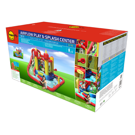 Happy Hop Funland vodní zábavný aqua s bazénem, skluzavkou a míčky, Happy Hop 9016