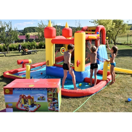 Happy Hop Funland vodní zábavný aqua s bazénem, skluzavkou a míčky, Happy Hop 9016