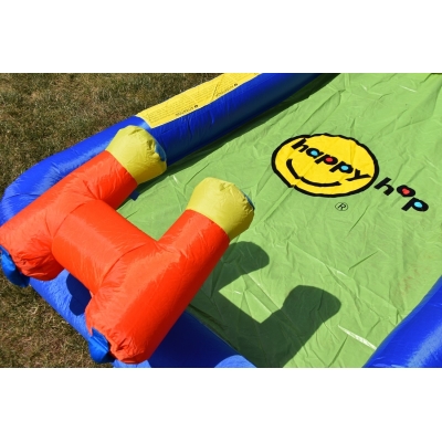 Happy Hop Hot Summer velká vodní dvoj-skluzavka s fukarem, Happy Hop 9129