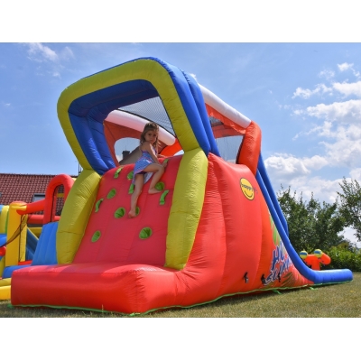 Happy Hop Hot Summer velká vodní dvoj-skluzavka s fukarem, Happy Hop 9129