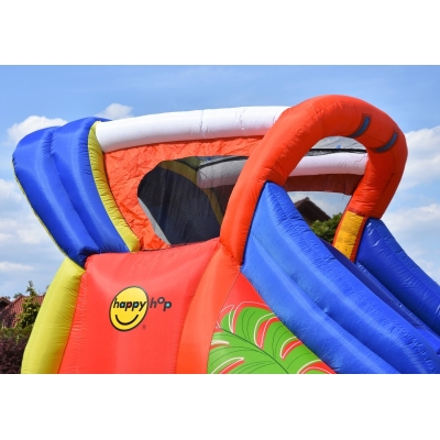 Happy Hop Hot Summer velká vodní dvoj-skluzavka s fukarem, Happy Hop 9129