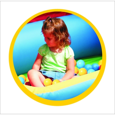 Happy Hop vodní zábavný aqua park  17,5m2 Happy Hop 9047N