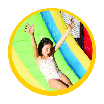 Happy Hop vodní zábavný aqua park  17,5m2 Happy Hop 9047N