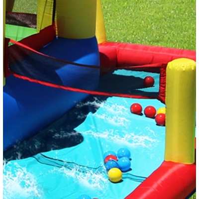 Happy Hop Funland vodní zábavný aqua s bazénem, skluzavkou a míčky, Happy Hop 9016