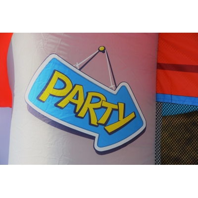 Happy Hop 9215 Párty dům Fun House, skákací hrad se skluzavkou