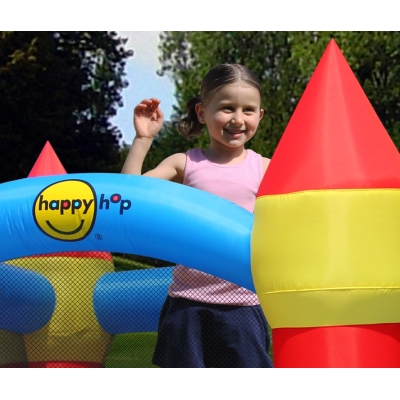 Happy Hop Klasik střední nafukavací atrakce a skluzavkou