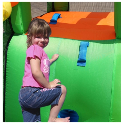 Happy Hop Džungle skákací hrad se skluzavkou a zvířátky