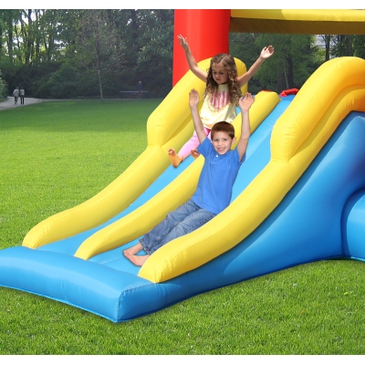 ACTIVITY skákací a prolézací hrad, zábavné centrum s dvojitou skluzavkou Happy Hop 9474