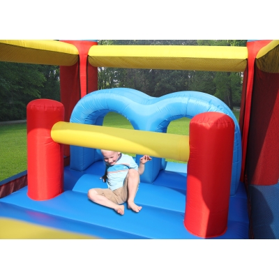ACTIVITY skákací a prolézací hrad, zábavné centrum s dvojitou skluzavkou Happy Hop 9474