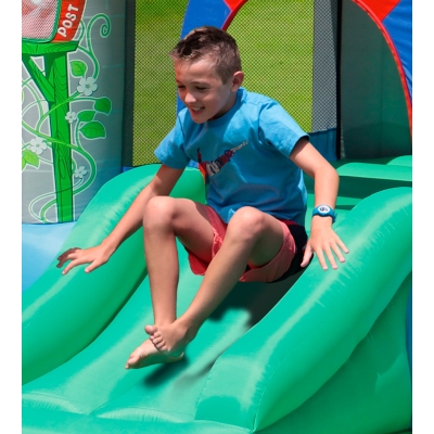 Happy Hop Skákací párty domeček , skákací hrad se skluzavkou a míčky