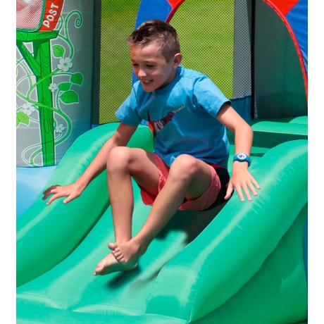 Happy Hop Skákací párty domeček , skákací hrad se skluzavkou a míčky