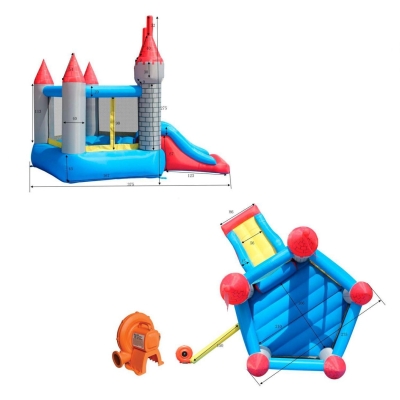 Pětiúhelníkový hrad se skluzavkou