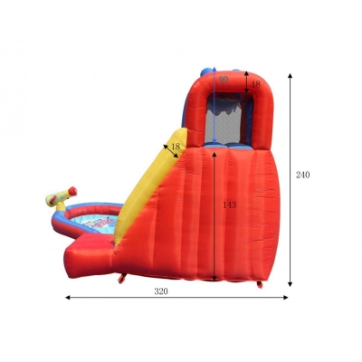 Sharks Club vodní skluzavka s bazénkem, Happy Hop 9417N