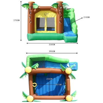 Džungle se skluzavkou happy hop 9164
