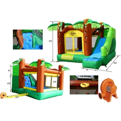 Džungle se skluzavkou happy hop 9164