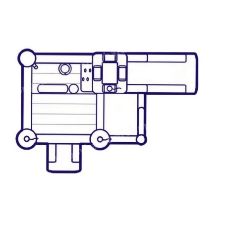 Multifunkční hrací centrum Rytířský hrad 13 v 1 Happy Hop 9021
