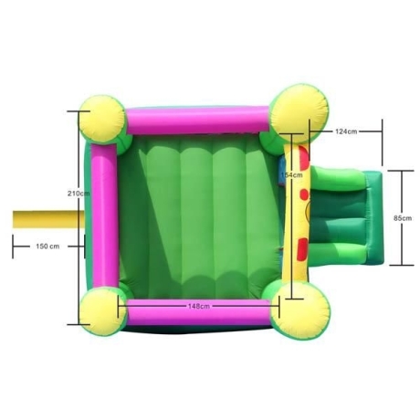 Happy Hop CRAZY nafukovací skákací hrad 9208