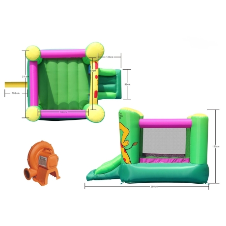 Happy Hop CRAZY nafukovací skákací hrad 9208