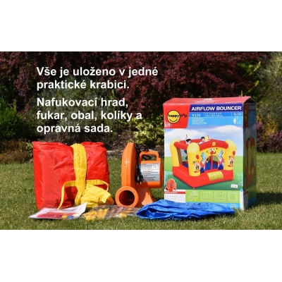 Happy Hop CRAZY nafukovací skákací hrad 9208