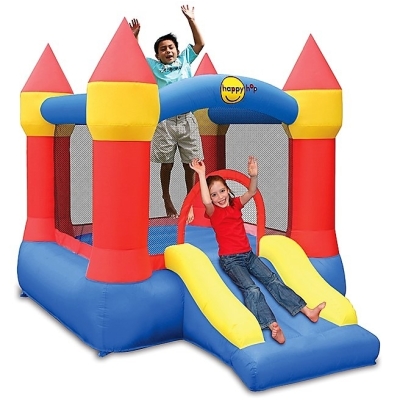 Happy Hop Klasik střední nafukavací atrakce a skluzavkou