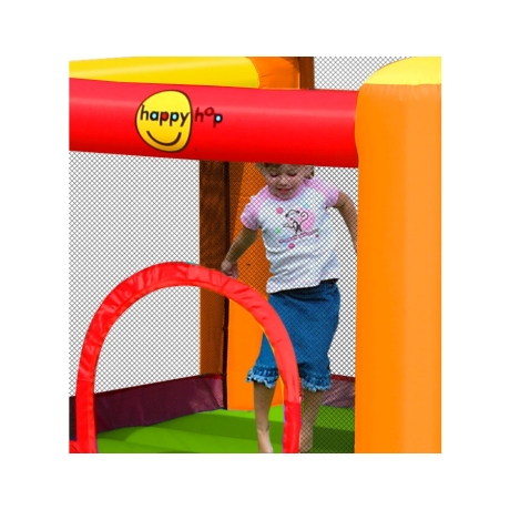 Pestrý Happy Hop skákací hrad se skluzavkou