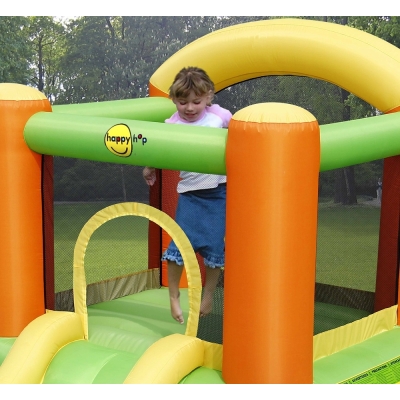 Pestrý Happy Hop skákací hrad se skluzavkou