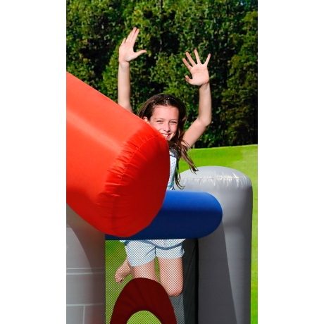 Happy Hop Skákací párty domeček , skákací hrad se skluzavkou a míčky