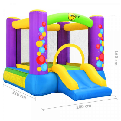 Happy Hop Skákací hrad barevné bublinky se skluzavkou 9201B