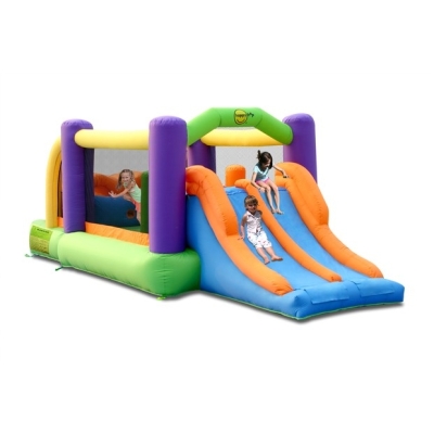 Happy Hop Překážková dráha velká nafukovací hrad s překážkami, tunelem a skluzavkou, happy hop 9063