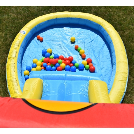 Skákací hrad s bazénkem a skluzavkou Happy Hop