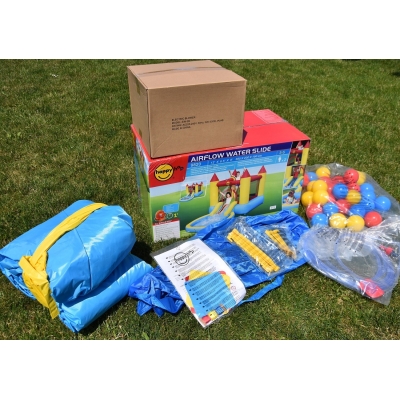 Skákací hrad s bazénkem a skluzavkou Happy Hop