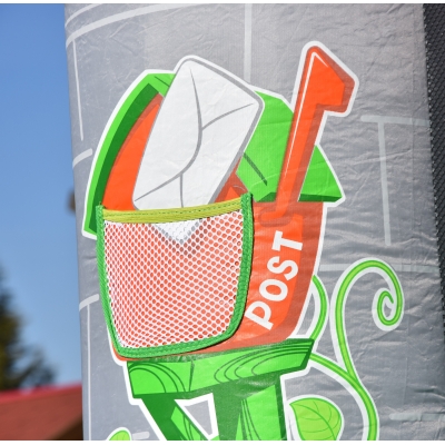 Happy Hop Skákací párty domeček , skákací hrad se skluzavkou a míčky