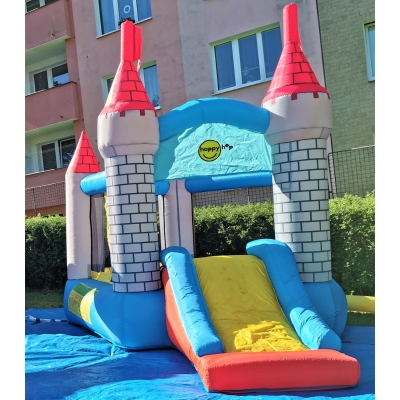 Pětiúhelníkový hrad se skluzavkou happy hop 9018N