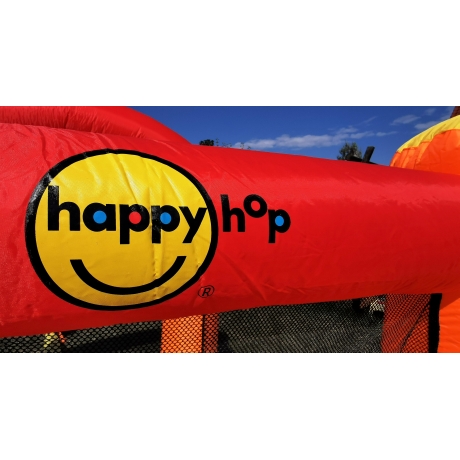 Pestrý Happy Hop skákací hrad se skluzavkou