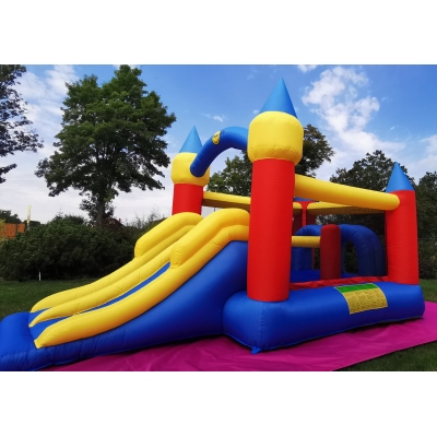 ACTIVITY skákací a prolézací hrad, zábavné centrum s dvojitou skluzavkou Happy Hop 9474