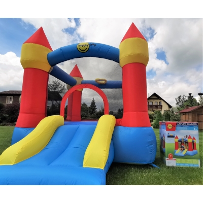 Happy Hop Klasik střední nafukavací atrakce a skluzavkou