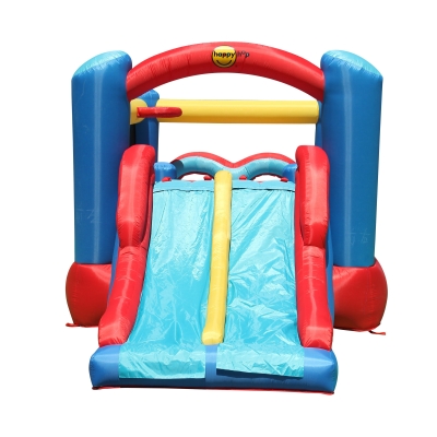 Happy Hop 9163 Fun park skákací hrad s překážkami a skluzavkou Racing Fun Bouncer 