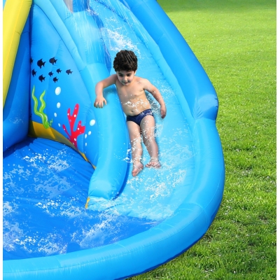 Happy Hop Bazén se skluzavkami - Vodní svět