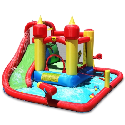 Happy Hop Funland vodní zábavný aqua s bazénem, skluzavkou a míčky, Happy Hop 9016