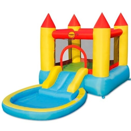 Skákací hrad s bazénkem a skluzavkou Happy Hop