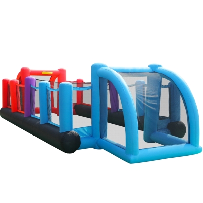 Happy Hop Nafukovací multifunkční hřiště, fotbal, basketbal, volejbal, ragby. Hrací centrum happy hop 9172N